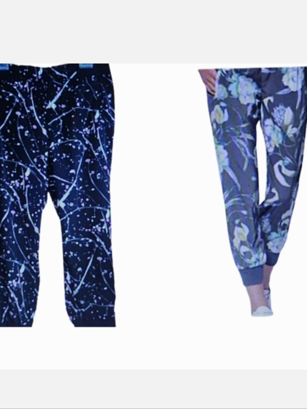 Soho Black Cropped Jogger Size M